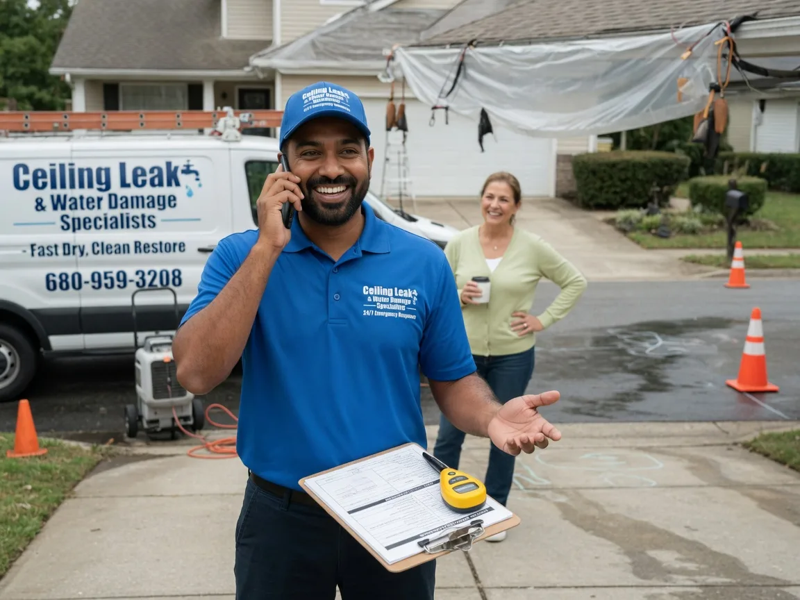 Ceiling Leak Cleanup Woodville, MS FAQs